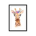 Picture of Squishy Giraffe _GroupedProduct_Rectangle_Portrait_Mini_ _GroupedProduct_Rectangle_Portrait_Framed_Matted_
