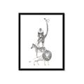 Picture of Stacked Animals II _GroupedProduct_Rectangle_Portrait_Mini_ _GroupedProduct_Rectangle_Portrait_Framed_Matted_