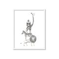 Picture of Stacked Animals II _GroupedProduct_Rectangle_Portrait_Mini_ _GroupedProduct_Rectangle_Portrait_Framed_Matted_