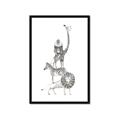 Picture of Stacked Animals II _GroupedProduct_Rectangle_Portrait_Mini_ _GroupedProduct_Rectangle_Portrait_Framed_Matted_