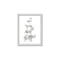 Picture of Stacked Animals I   _GroupedProduct_Rectangle_Portrait_Mini_ _GroupedProduct_Rectangle_Portrait_Framed_Matted_