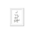 Picture of Stacked Animals I   _GroupedProduct_Rectangle_Portrait_Mini_ _GroupedProduct_Rectangle_Portrait_Framed_Matted_
