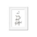 Picture of Stacked Animals I   _GroupedProduct_Rectangle_Portrait_Mini_ _GroupedProduct_Rectangle_Portrait_Framed_Matted_