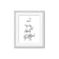 Picture of Stacked Animals I   _GroupedProduct_Rectangle_Portrait_Mini_ _GroupedProduct_Rectangle_Portrait_Framed_Matted_