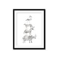 Picture of Stacked Animals I   _GroupedProduct_Rectangle_Portrait_Mini_ _GroupedProduct_Rectangle_Portrait_Framed_Matted_