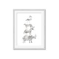 Picture of Stacked Animals I   _GroupedProduct_Rectangle_Portrait_Mini_ _GroupedProduct_Rectangle_Portrait_Framed_Matted_