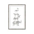 Picture of Stacked Animals I   _GroupedProduct_Rectangle_Portrait_Mini_ _GroupedProduct_Rectangle_Portrait_Framed_Matted_