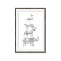 Picture of Stacked Animals I   _GroupedProduct_Rectangle_Portrait_Mini_ _GroupedProduct_Rectangle_Portrait_Framed_Matted_