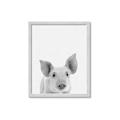 Picture of Farmhouse Pig _GroupedProduct_Rectangle_Portrait_Mini_ _GroupedProduct_Rectangle_Portrait_Framed_Matted_