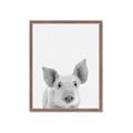 Picture of Farmhouse Pig _GroupedProduct_Rectangle_Portrait_Mini_ _GroupedProduct_Rectangle_Portrait_Framed_Matted_