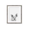 Picture of Farmhouse Pig _GroupedProduct_Rectangle_Portrait_Mini_ _GroupedProduct_Rectangle_Portrait_Framed_Matted_