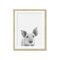 Picture of Farmhouse Pig _GroupedProduct_Rectangle_Portrait_Mini_ _GroupedProduct_Rectangle_Portrait_Framed_Matted_