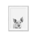 Picture of Farmhouse Pig _GroupedProduct_Rectangle_Portrait_Mini_ _GroupedProduct_Rectangle_Portrait_Framed_Matted_
