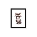 Picture of Small Raccoon _GroupedProduct_Rectangle_Portrait_Mini_ _GroupedProduct_Rectangle_Portrait_Framed_Matted_