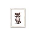 Picture of Small Raccoon _GroupedProduct_Rectangle_Portrait_Mini_ _GroupedProduct_Rectangle_Portrait_Framed_Matted_