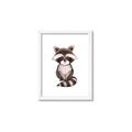 Picture of Small Raccoon _GroupedProduct_Rectangle_Portrait_Mini_ _GroupedProduct_Rectangle_Portrait_Framed_Matted_