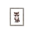 Picture of Small Raccoon _GroupedProduct_Rectangle_Portrait_Mini_ _GroupedProduct_Rectangle_Portrait_Framed_Matted_