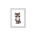 Picture of Small Raccoon _GroupedProduct_Rectangle_Portrait_Mini_ _GroupedProduct_Rectangle_Portrait_Framed_Matted_