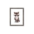 Picture of Small Raccoon _GroupedProduct_Rectangle_Portrait_Mini_ _GroupedProduct_Rectangle_Portrait_Framed_Matted_