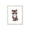Picture of Small Raccoon _GroupedProduct_Rectangle_Portrait_Mini_ _GroupedProduct_Rectangle_Portrait_Framed_Matted_