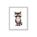 Picture of Small Raccoon _GroupedProduct_Rectangle_Portrait_Mini_ _GroupedProduct_Rectangle_Portrait_Framed_Matted_