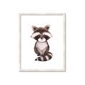 Picture of Small Raccoon _GroupedProduct_Rectangle_Portrait_Mini_ _GroupedProduct_Rectangle_Portrait_Framed_Matted_