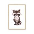 Picture of Small Raccoon _GroupedProduct_Rectangle_Portrait_Mini_ _GroupedProduct_Rectangle_Portrait_Framed_Matted_