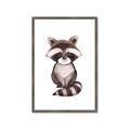 Picture of Small Raccoon _GroupedProduct_Rectangle_Portrait_Mini_ _GroupedProduct_Rectangle_Portrait_Framed_Matted_