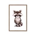 Picture of Small Raccoon _GroupedProduct_Rectangle_Portrait_Mini_ _GroupedProduct_Rectangle_Portrait_Framed_Matted_