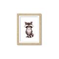 Picture of Small Raccoon _GroupedProduct_Rectangle_Portrait_Mini_ _GroupedProduct_Rectangle_Portrait_Framed_Matted_