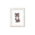 Picture of Small Raccoon _GroupedProduct_Rectangle_Portrait_Mini_ _GroupedProduct_Rectangle_Portrait_Framed_Matted_