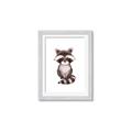 Picture of Small Raccoon _GroupedProduct_Rectangle_Portrait_Mini_ _GroupedProduct_Rectangle_Portrait_Framed_Matted_