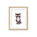 Picture of Small Raccoon _GroupedProduct_Rectangle_Portrait_Mini_ _GroupedProduct_Rectangle_Portrait_Framed_Matted_