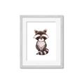 Picture of Small Raccoon _GroupedProduct_Rectangle_Portrait_Mini_ _GroupedProduct_Rectangle_Portrait_Framed_Matted_