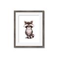 Picture of Small Raccoon _GroupedProduct_Rectangle_Portrait_Mini_ _GroupedProduct_Rectangle_Portrait_Framed_Matted_