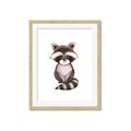 Picture of Small Raccoon _GroupedProduct_Rectangle_Portrait_Mini_ _GroupedProduct_Rectangle_Portrait_Framed_Matted_