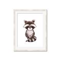 Picture of Small Raccoon _GroupedProduct_Rectangle_Portrait_Mini_ _GroupedProduct_Rectangle_Portrait_Framed_Matted_