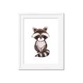 Picture of Small Raccoon _GroupedProduct_Rectangle_Portrait_Mini_ _GroupedProduct_Rectangle_Portrait_Framed_Matted_