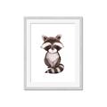 Picture of Small Raccoon _GroupedProduct_Rectangle_Portrait_Mini_ _GroupedProduct_Rectangle_Portrait_Framed_Matted_