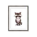 Picture of Small Raccoon _GroupedProduct_Rectangle_Portrait_Mini_ _GroupedProduct_Rectangle_Portrait_Framed_Matted_