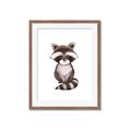 Picture of Small Raccoon _GroupedProduct_Rectangle_Portrait_Mini_ _GroupedProduct_Rectangle_Portrait_Framed_Matted_