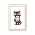 Picture of Small Raccoon _GroupedProduct_Rectangle_Portrait_Mini_ _GroupedProduct_Rectangle_Portrait_Framed_Matted_