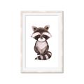 Picture of Small Raccoon _GroupedProduct_Rectangle_Portrait_Mini_ _GroupedProduct_Rectangle_Portrait_Framed_Matted_