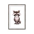 Picture of Small Raccoon _GroupedProduct_Rectangle_Portrait_Mini_ _GroupedProduct_Rectangle_Portrait_Framed_Matted_
