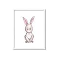 Picture of Small Bunny _GroupedProduct_Rectangle_Portrait_Mini_ _GroupedProduct_Rectangle_Portrait_Framed_Matted_