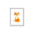 Picture of Small Fox _GroupedProduct_Rectangle_Portrait_Mini_ _GroupedProduct_Rectangle_Portrait_Framed_Matted_