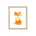 Picture of Small Fox _GroupedProduct_Rectangle_Portrait_Mini_ _GroupedProduct_Rectangle_Portrait_Framed_Matted_