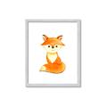 Picture of Small Fox _GroupedProduct_Rectangle_Portrait_Mini_ _GroupedProduct_Rectangle_Portrait_Framed_Matted_