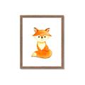 Picture of Small Fox _GroupedProduct_Rectangle_Portrait_Mini_ _GroupedProduct_Rectangle_Portrait_Framed_Matted_