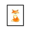 Picture of Small Fox _GroupedProduct_Rectangle_Portrait_Mini_ _GroupedProduct_Rectangle_Portrait_Framed_Matted_